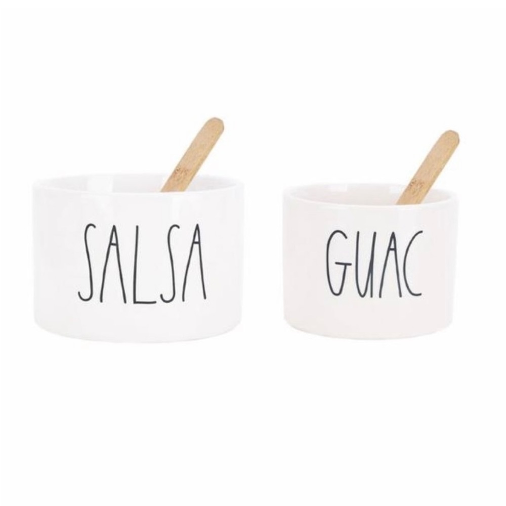 Rae Dunn by Magenta Salsa & Guac
Bowls with Spoons